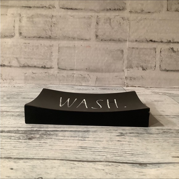 Rae Dunn Rectangular Black Soap Tray - Picture 4 of 4